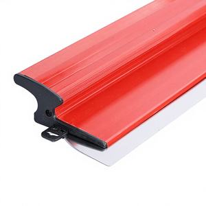 Lega di alluminio argenteo maniglia stucco raschietto livellamento pareti esterne interne strumento di finitura stucco coltello fango raschietto cazzuola 80CM - Product Image 4