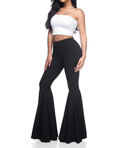 Pantalon d'extérieur étroit pour femme, taille haute, tissu solide, vente en gros, collection - Product Image 2