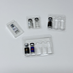 Plateau d'emballage en plastique transparent pour <span class=keywords><strong>5</strong></span> flacons de 2 ml, pouvant contenir 3 flacons de 3 ml, blister d'emballage pour <span class=keywords><strong>5</strong></span> flacons de 3 ml. - Product Image 2