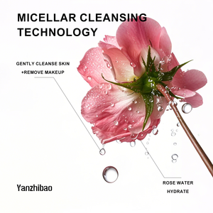 OEM vegano <span class=keywords><strong>agua</strong></span> <span class=keywords><strong>micelar</strong></span> suave rosa y glicerina hidratante limpiador suave desmaquillante <span class=keywords><strong>para</strong></span> todo tipo de <span class=keywords><strong>piel</strong></span> uso en la cara - Product Image 5