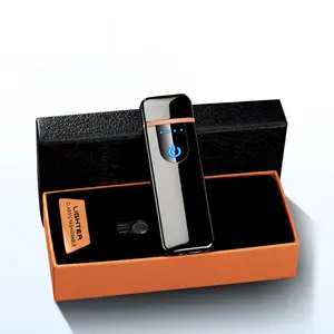 Bobina de calefacción colorida con sensor táctil, mechero electrónico USB, encendedor de cigarrillos recargable - Product Image 1