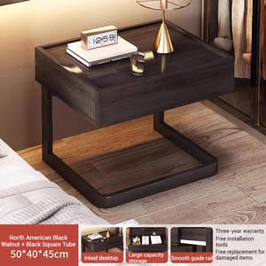 Mesita de Noche Moderna, Minimalista, Ecológica, Duradera y Pequeña, con Almacenamiento, para el Hogar, Hotel, Apartamento, Sala de Estar, Dormitorio - Product Image 5