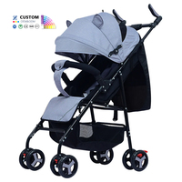 Poussettes pour bébés. Poussette pliable pour bébé, chariot de voyage léger avec cadre en acier, poussette pour bébé