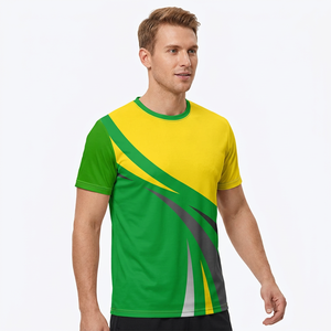 เสื้อยืดซับลิเมชั่นแบบกำหนดเองสำหรับผู้ชาย พิมพ์ลายเต็มตัว ชุดกีฬา เสื้อยืดซับลิเมชั่นผู้ชาย พิมพ์ลายทั่วตัว ชุดกีฬา - Product Image 1