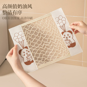 Wall Mounted Mesh Bag For Kitchen Trash Storage With Velcro Large And Small Size Thickening Durable Design - Product Image 3