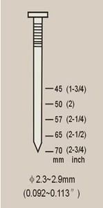 Luftpistola-Spulen nagel pistole CN55, CN70, CN80, CN90, CN100 - Product Image 3
