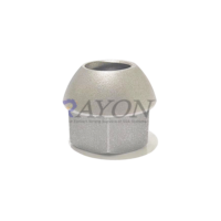 Écrou de fixation galvanisé RAYONSDA R51 à tête bombée, diamètre 48 mm, capacité 800 kN pour support de tunnel, tige creuse, ancre en acier