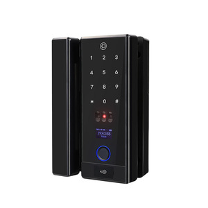 Face Recognition Smart Lock 802 Glass Door Modern Design Cloud Storage Fingerprint Password Card Key Unlock - Product Image 5