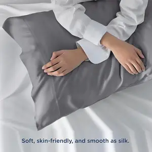 Set tempat tidur Linen bambu organik 100%, Cover selimut saku dalam dengan pengisi katun gaya polos untuk rumah Hotel atau pernikahan