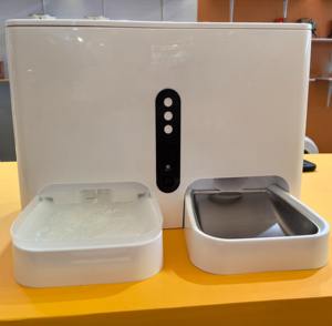 Alimentatore automatico intelligente per animali domestici in acciaio inossidabile 2-in-1 portatile alimentato a carica per cani e gatti all'ingrosso - Product Image 5