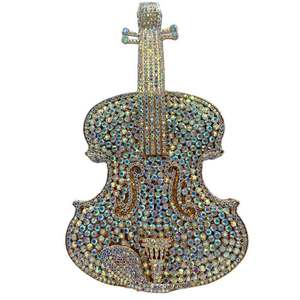 <span class=keywords><strong>Métal</strong></span> Diamant Bling Paillettes Strass Sac Mariage Soirée Sacs à main Tendance Femmes Or Cristal Fête Pochette Sac à main - Product Image 5