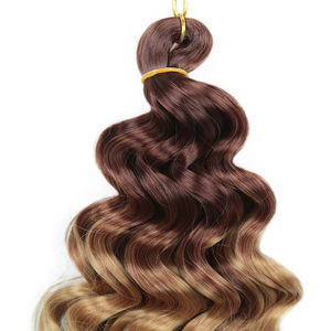 Extensions per capelli all'ingrosso in fibra a bassa temperatura con doppia trama morbida, stile onda oceanica, densità 180%-200% - Product Image 6