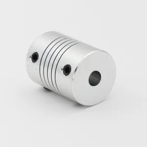 Impresora 3D de aluminio CNC Motor Mandíbula Eje Acoplamiento flexible 5x8x25mm Acoplador OEM Piezas personalizables