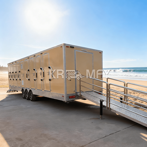 Baño Portátil, Sanitario Público, Remolque de Baño Móvil de Lujo Compatible con ADA, Baño Público VIP - Product Image 3