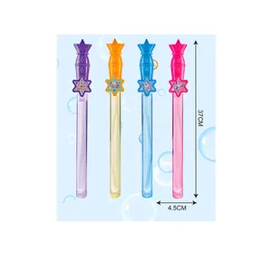 Longxi Crown & start Bubble Makers rainbow bubble stick toys Inertial pink Bubble for adults kids outdoor and indoor