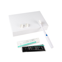 Kit de blanchiment dentaire à vendre, avec lumière LED, brosse à dents et dentifrice blanchissant