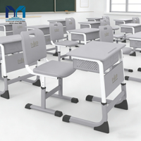 Ensemble table et chaise pour un seul élève conforme à la norme DepEd, bureau et chaise en plastique bon marché et durable, mobilier de classe pour les écoles des Philippines
