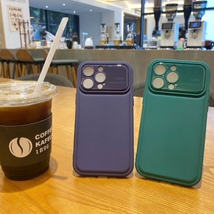 Frosted cửa sổ lớn túi khí Màu sắc rắn TPU trường hợp điện thoại cho Apple <span class=keywords><strong>Android</strong></span> thiết kế sang trọng máy ảnh bảo vệ tương thích iphone17pro - Product Image 3