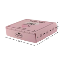Boîte à donuts en papier de qualité alimentaire, boîte de boulangerie, conteneur en papier recyclable, boîte en carton pour macarons à emporter