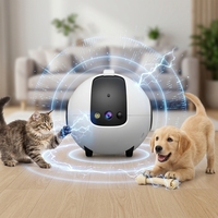 Robot de soin des animaux de compagnie - Robot intelligent pour se déplacer dans la maison pour chats et chiens - Caméra haute définition 4MP