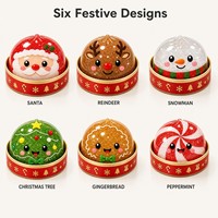 Jouet anti-stress souple en PU, modèle Bao Bun, unisexe, pour le soulagement du stress et la décompression, produit transfrontalier très vendu, idéal pour les cadeaux de Noël et la décoration festive