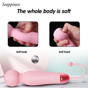 Stimulation complète du corps Plaisir Vibration à dix fréquences AV Stick Vibromasseur Stimulation clitoridienne Baguette AV à faible décibel - Product Image 6