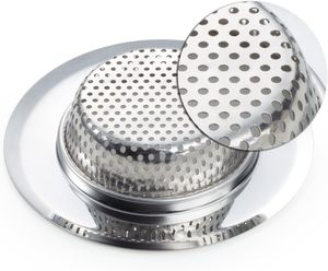 Moderno lavello da cucina filtro ampio bordo 4.5 \ "diametro <span class=keywords><strong>acciaio</strong></span> inox e Silicone <span class=keywords><strong>scolapasta</strong></span> - Product Image 5