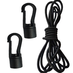 Cordon élastique en nylon avec crochet 6 mm 1,32 m, équipement de sécurité durable pour l'extérieur - Product Image 2