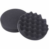 Disque de polissage OEM en mousse, ondulé ou plat, avec support Velcro, de 3 à 7 pouces, pour l'esthétique automobile et le polissage de véhicules