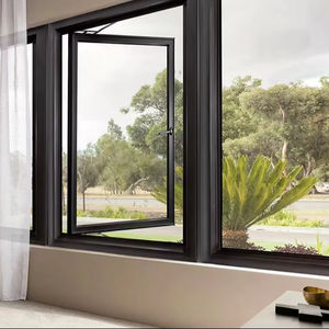 Konut ofis kullanımı için içten ve dışa açılan low-e cam ses geçirmez tasarımlı çift eylem iki eksenli pencere - Product Image 5