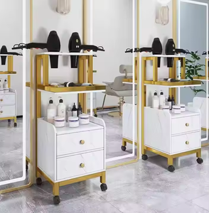 Meubles de salon, salon de coiffure, stations de salon de coiffure, meubles, armoire en bois, armoire d'usine avec tiroir, armoire de coiffeur - Product Image 3