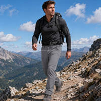 Pantalon de chasse tactique personnalisé, pantalon cargo camouflage, tissu Ripstop silencieux, multi-poches, genouillères, camping en plein air, randonnée, vente en gros