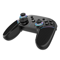 Manette de jeu sans fil à six axes avec éclairage LED, fonction de programmation de macros pour Switch, comprend la fonction de réveil