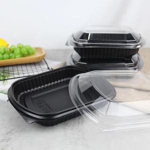Thức ăn nhanh cần thiết dùng một lần nhựa <span class=keywords><strong>microwavable</strong></span> chia khoang Takeaway hộp - Product Image 1