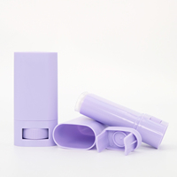 Vide 15g 20g en plastique déodorant bâtons bouteille mat cosmétiques crème solaire crème Tube bâton conteneur