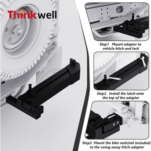<span class=keywords><strong>Adaptateur</strong></span> d'attelage pour porte-vélo monté sur attelage - Product Image 3