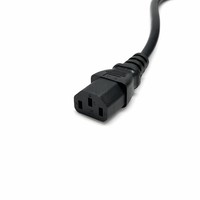Cordon d'alimentation européen à 3 broches, conducteur en cuivre pur avec isolation en PVC, sans métaux lourds nocifs, rallonge pour appareils électroménagers