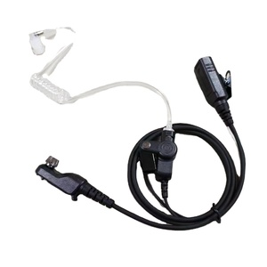 PTT MIC หูฟังเครื่องส่งรับวิทยุชุดหูฟังหูฟังหูฟังสําหรับ AP510 AP580 <span class=keywords><strong>BP560</strong></span> BP510 - Product Image 1