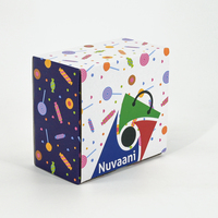Boîte en carton pliable personnalisée pour l'emballage alimentaire, boîte cadeau imprimée pour bonbons, biscuits, pâtisseries, desserts, produits de vente au détail