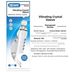 Jouet pour adultes en TPE, 3 types, Fish Ridge Dragon Scale Vibrating Sleeve Shock Dragon Knot - Product Image 3