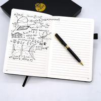 Carnet de Tarot de Luxe en Cuir PU et Couverture en Papier, Rechargeable à Feuillets Mobiles, Fournitures de Journalisation, Journal de Voyage, Agenda, Cadeau Promotionnel