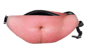 재미있는 팝 아빠 바디 머니 벨트 백 여성 여행용 숄더백 살색 크리에이티브 패니 팩 맥주 배꼽 범백 허리 가방 - Product Image 6