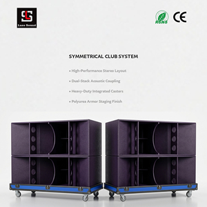 Système de sonorisation extérieur LS-F218 MK2 3200W avec double subwoofer passif ferromagnétique de 18 pouces, ensemble de haut-parleurs <span class=keywords><strong>DJ</strong></span> de 18 pouces - Product Image 1