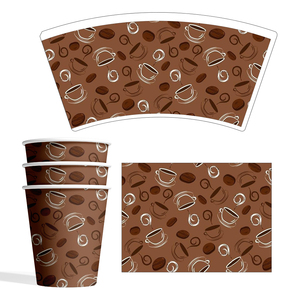 Tùy Chỉnh Thanh Lịch In Ấn 4Oz Cốc Giấy Tường Đơn Nóng Uống <span class=keywords><strong>7</strong></span> <span class=keywords><strong>Oz</strong></span> Tre Đôi 1 Tấn 100 Ml <span class=keywords><strong>PE</strong></span> Tráng Giấy Quạt - Product Image 6