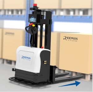 Montacargas Autónomo Reeman <span class=keywords><strong>Rhino</strong></span> 1.5T con Batería de Iones de Litio AWD para Logística de Almacén AGV Directo de Fábrica - Product Image 4