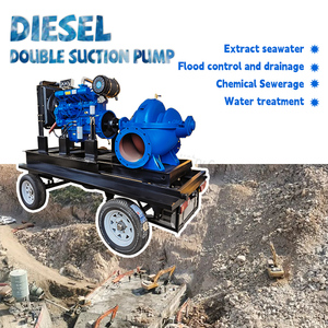 <span class=keywords><strong>Pompe</strong></span> mobile diesel à <span class=keywords><strong>double</strong></span> aspiration pour l'approvisionnement en eau urbaine/lutte contre les inondations et le drainage, 75/150 HP, 4/6/8/10 pouces - Product Image 2