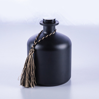 Grand flacon diffuseur de roseaux en verre parfumé vide de 500 ml avec bouchon