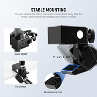 Bras Articulé Magique à Friction Variable 5KG, Type Manfrotto 244 143A, avec Support pour Appareil Photo et Vidéo Studio