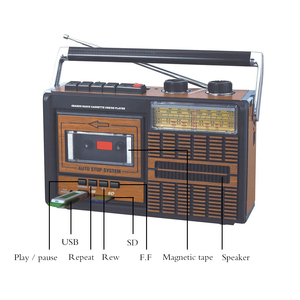 FP-319BT retrò nostalgico lettore di Cassette <span class=keywords><strong>Vintage</strong></span> 1980S lettore di Cassette retrò <span class=keywords><strong>Radio</strong></span> Bluetooh altoparlante lettore di Cassette - Product Image 4