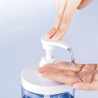 Bouteille de distribution de détergent à lessive pressurisé de grande capacité Bouteille de gel douche domestique Bouteille de distribution de liquide de savon pour les mains